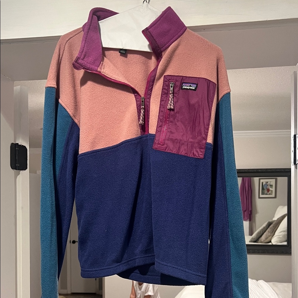 Patagonia Women's Ski Jacket - Pink, Peach, Blue